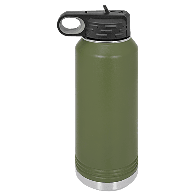 Personalized Polar Camel 32 oz. Olive Green Water Bottle