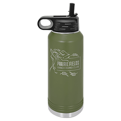 Personalized Polar Camel 32 oz. Olive Green Water Bottle