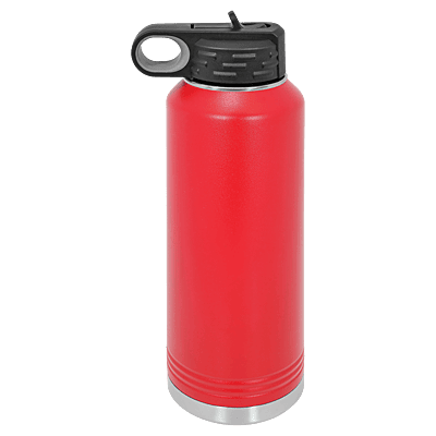 Personalized Polar Camel 40 oz. Red Water Bottle