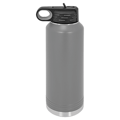Personalized Polar Camel 40 oz. Dark Gray Water Bottle