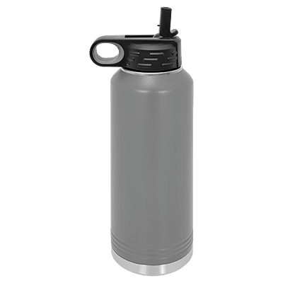 Personalized Polar Camel 40 oz. Dark Gray Water Bottle