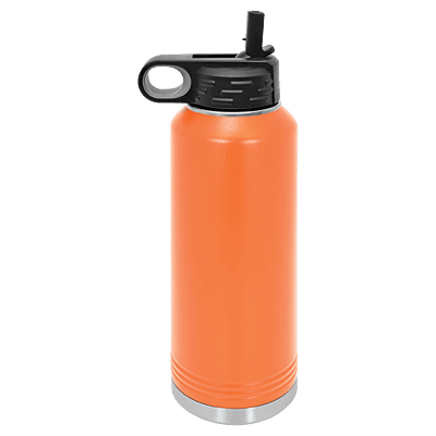Personalized Polar Camel 40 oz. Orange Water Bottle