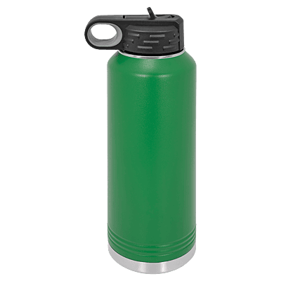 Personalized Polar Camel 40 oz. Green Water Bottle