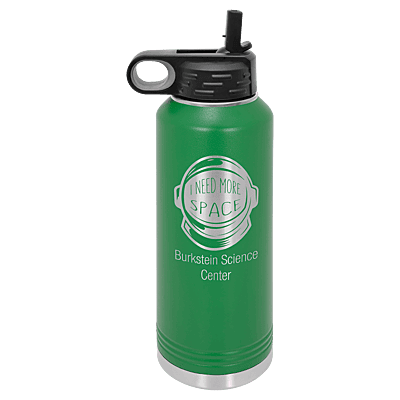 Personalized Polar Camel 40 oz. Green Water Bottle