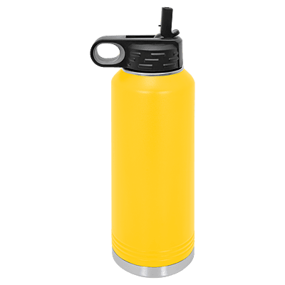 Personalized Polar Camel 40 oz. Yellow Water Bottle