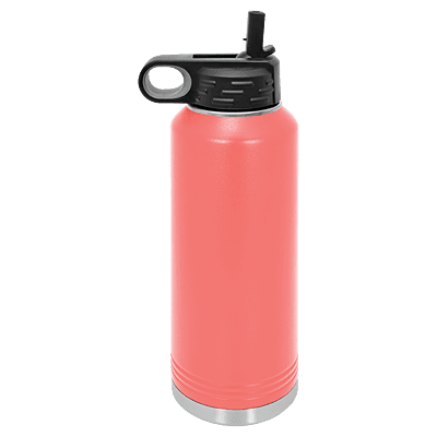 Personalized Polar Camel 40 oz. Coral Water Bottle