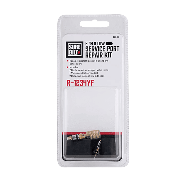 Surebilt R-1234Yf High & Low Side Service Port Repair Kit