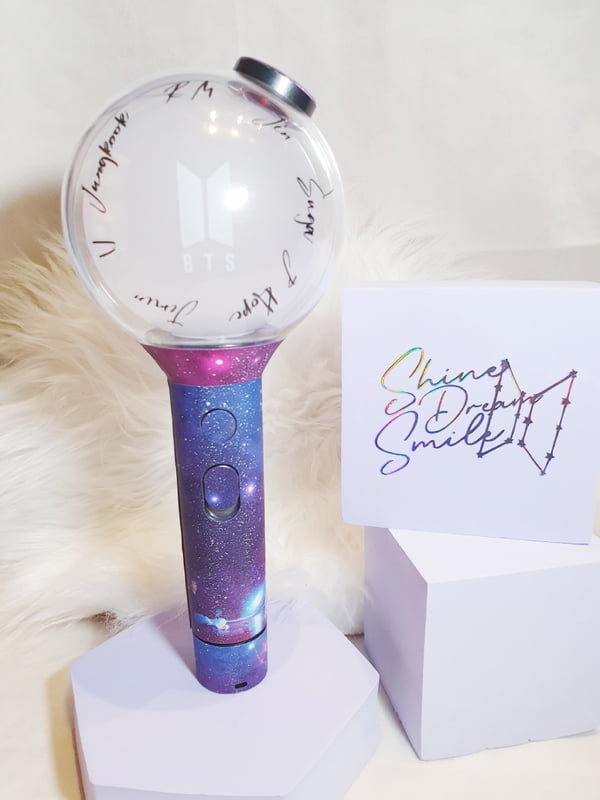 Army Bomb Skin - Answer Love Yourself Design Glitter Army Bomb Skin - Answer Love Yourself Design Glitter