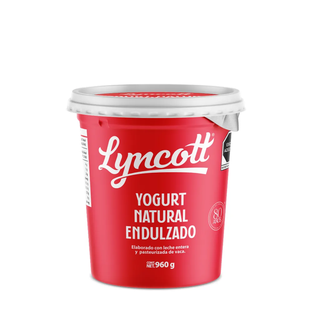 LYNCOTT YOGURT NATURAL 960 GR