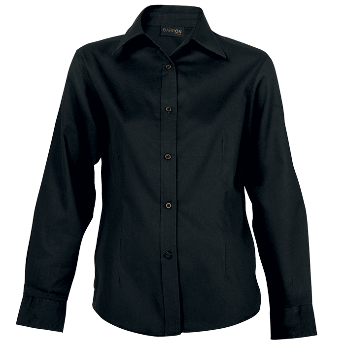 Brushed Cotton Twill Long Sleeve Lounge Shirt