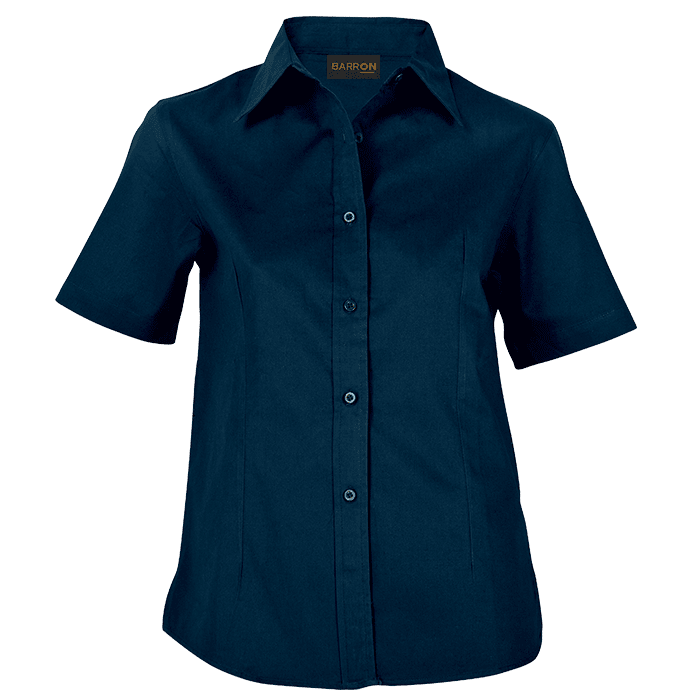 Brushed Cotton Twill Short Sleeve Lounge Shirt
