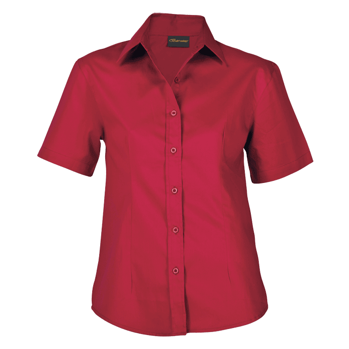 Brushed Cotton Twill Short Sleeve Lounge Shirt