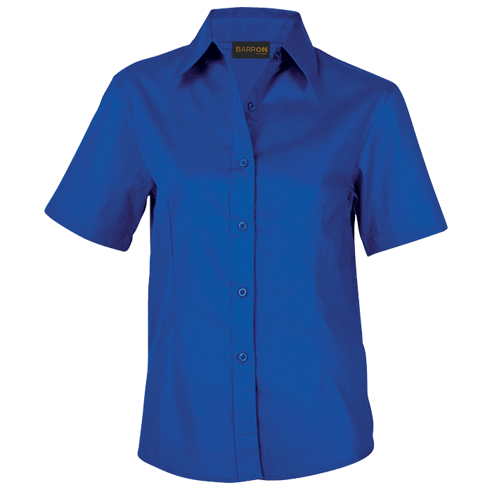 Brushed Cotton Twill Short Sleeve Lounge Shirt