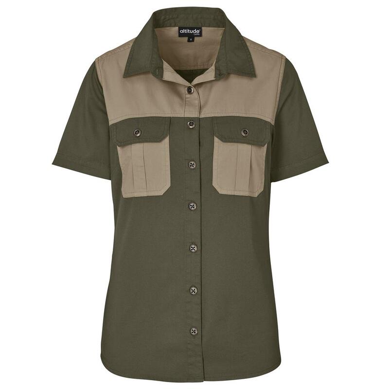 Serengeti 2-Tone Bush Short Sleeve Shirt