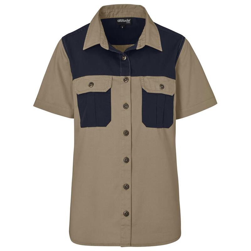 Serengeti 2-Tone Bush Short Sleeve Shirt