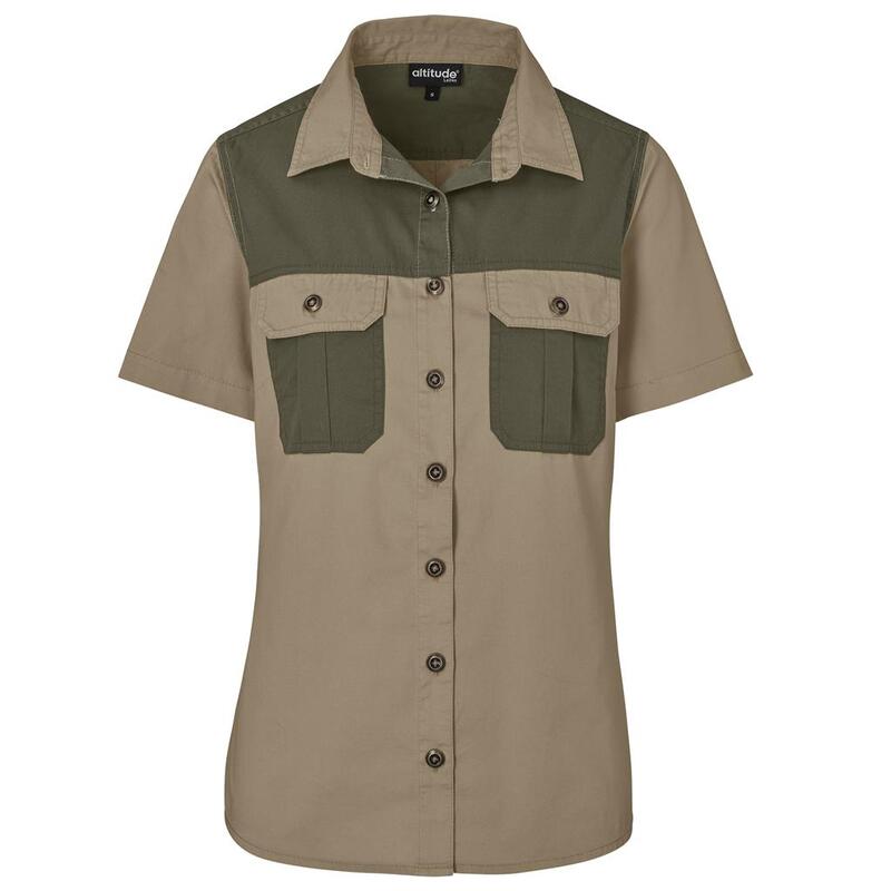 Serengeti 2-Tone Bush Short Sleeve Shirt