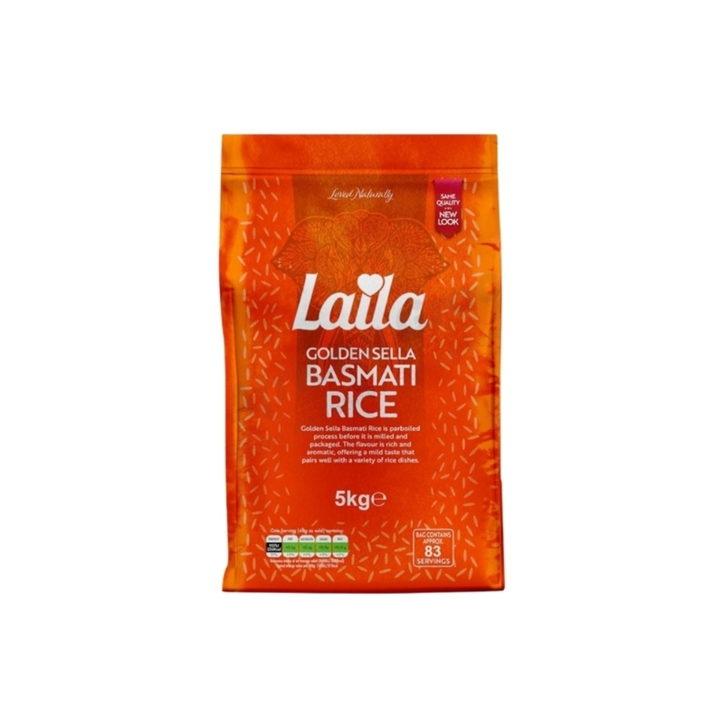 25633 Laila Sella Basmati Rice 5kg