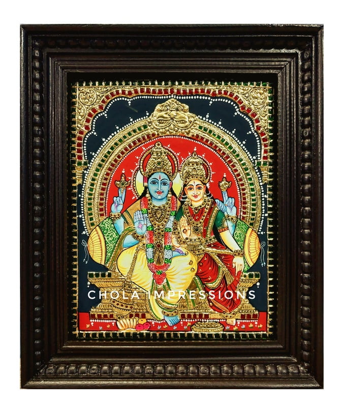 Lakshmi Narayana Tanjore Painting Lakshmi Narayana Tanjore Painting