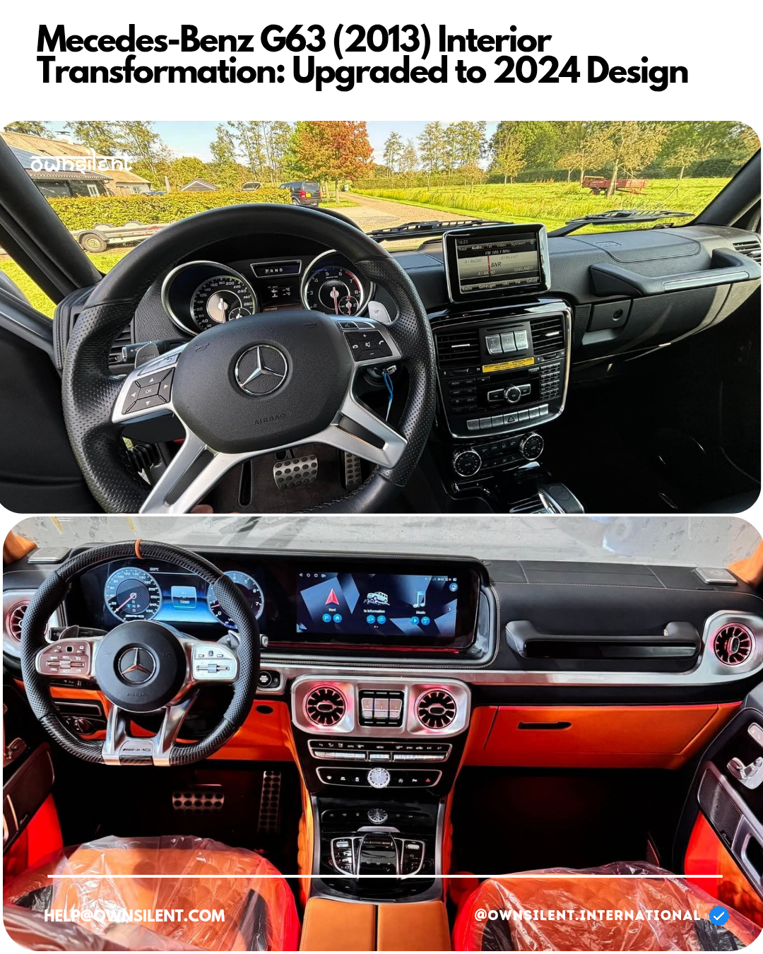 2002-2018 Mercedes Benz G CLASS UPGRADE TO 2020 STYLE