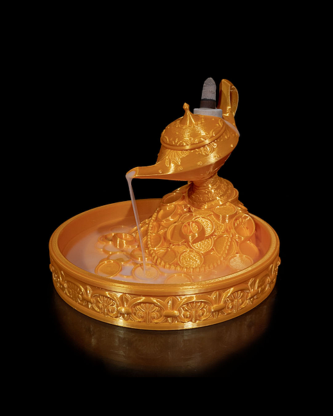 Lamp of Wealth Backflow Burner