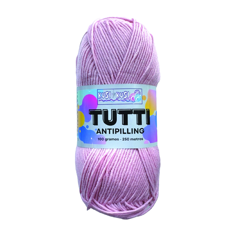 Lana Acrílica Tutti Col 415 Palo De Rosa Paquete X 5 ovillos X 100 gramos Lana Acrílica Tutti Col 415 Palo De Rosa Paquete X 5 ovillos X 100 gramos