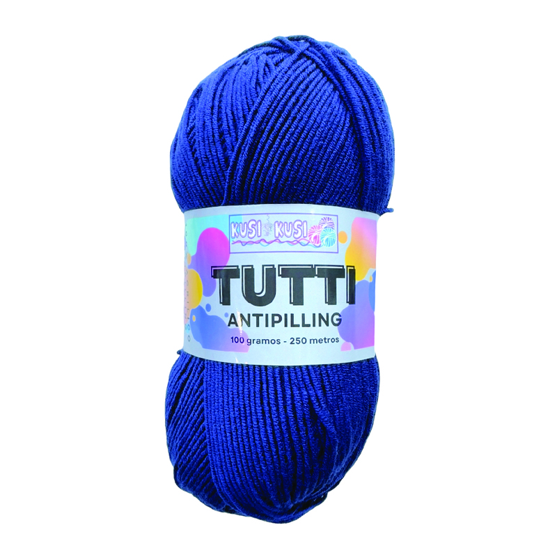 Lana Acrílica Tutti Col 432 Azul Oscuro Paquete X 5 ovillos X 100 gramos Lana Acrílica Tutti Col 432 Azul Oscuro Paquete X 5 ovillos X 100 gramos