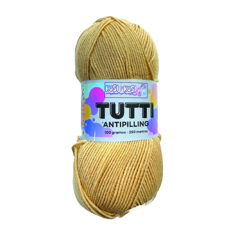 Lana Acrílica Tutti Col 436 Beige Paquete X 5 ovillos X 100 gramos Lana Acrílica Tutti Col 436 Beige Paquete X 5 ovillos X 100 gramos