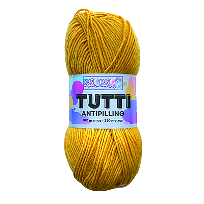 Lana Acrílica Tutti Col 439 Ocre Paquete X 5 ovillos X 100 gramos