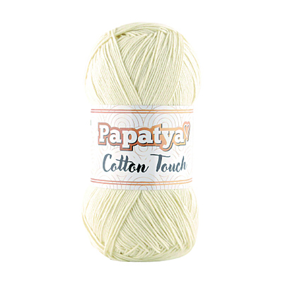 Lana Cotton Touch Col 0050 Crudo Paquete X 10 ovillos X 50Gramos
