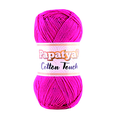 Lana Cotton Touch Col 0270 Fucsia Paquete X 10 ovillos X 50Gramos