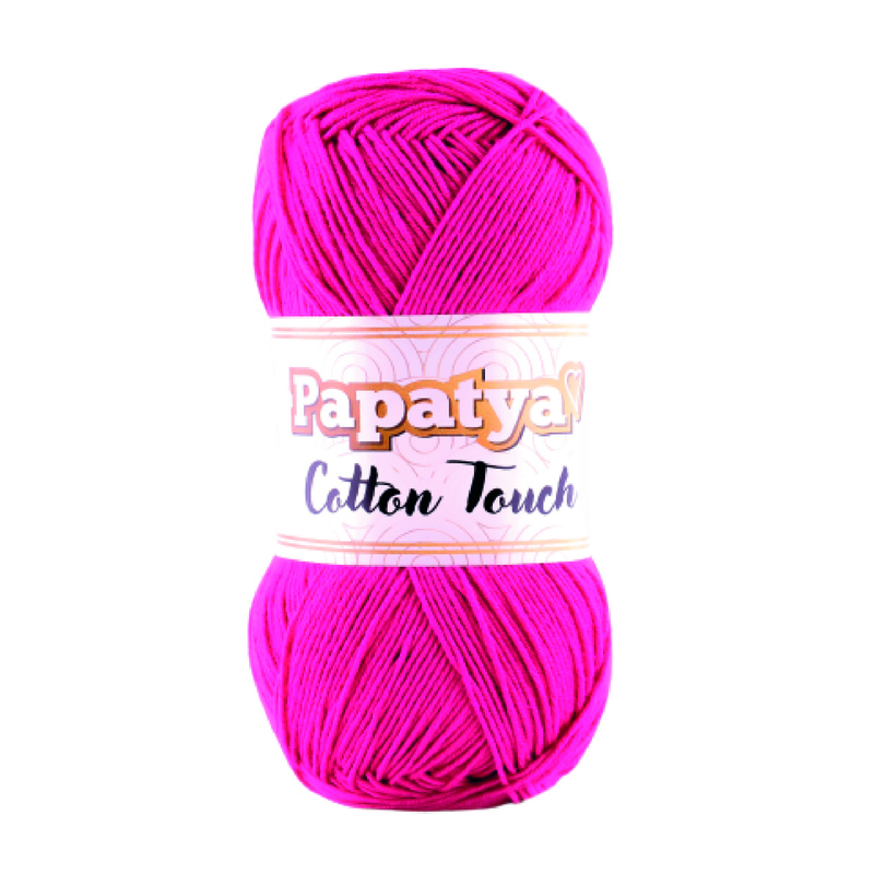 Lana Cotton Touch Col 0270 Fucsia Paquete X 10 ovillos X 50Gramos Lana Cotton Touch Col 0270 Fucsia Paquete X 10 ovillos X 50Gramos