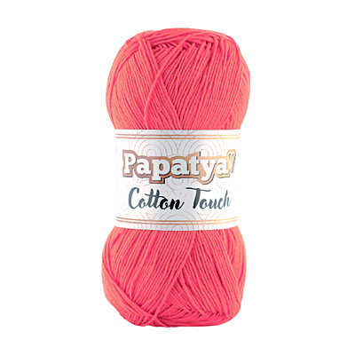 Lana Cotton Touch Col 0940 Salmon Paquete X 10 ovillos X 50Gramos