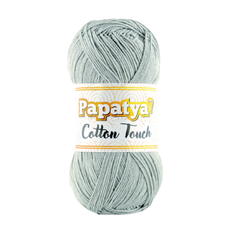 Lana Cotton Touch Col 1130 Gris Paquete X 10 ovillos X 50Gramos Lana Cotton Touch Col 1130 Gris Paquete X 10 ovillos X 50Gramos