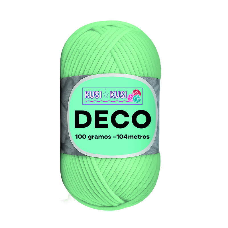 Lana Algodon Deco Col29 Verde Menta Paquete X 5 Ovillos X 100 Gramos Lana Algodon Deco Col29 Verde Menta Paquete X 5 Ovillos X 100 Gramos