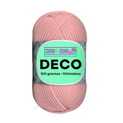 Lana Algodon Deco Col27 Palo De Rosa Paquete X 5 Ovillos X 100 Gramos