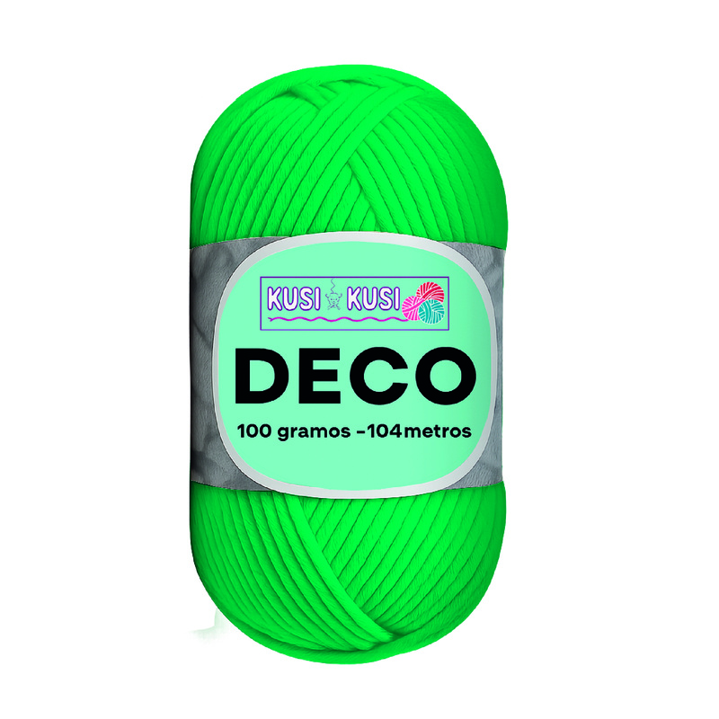 Lana Algodon Deco Col23 Verde Paquete X 5 Ovillos X 100 Gramos Lana Algodon Deco Col23 Verde Paquete X 5 Ovillos X 100 Gramos