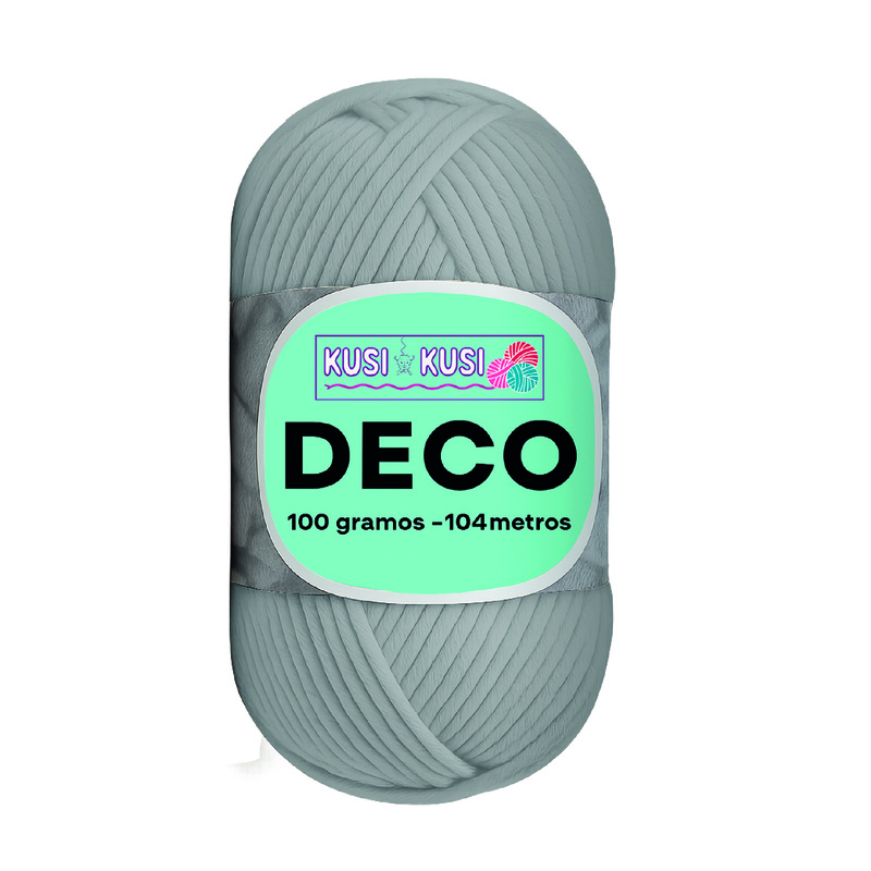 Lana Algodon Deco Col19 Gris  Paquete X 5 Ovillos X 100 Gramos Lana Algodon Deco Col19 Gris  Paquete X 5 Ovillos X 100 Gramos