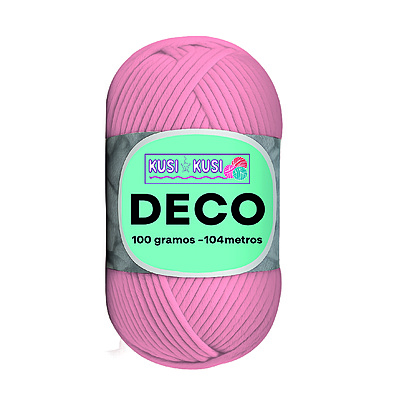 Lana Algodon Deco Col06 Rosada Paquete X 5 Ovillos X 100 Gramos