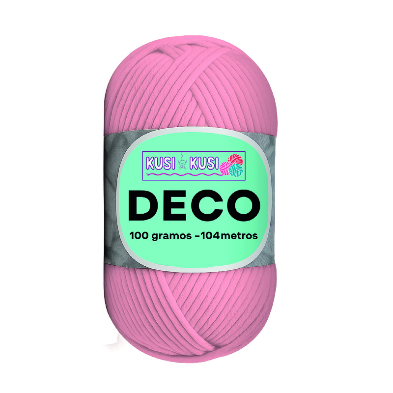 Lana Algodon Deco Col06 Rosada Paquete X 5 Ovillos X 100 Gramos Lana Algodon Deco Col06 Rosada Paquete X 5 Ovillos X 100 Gramos