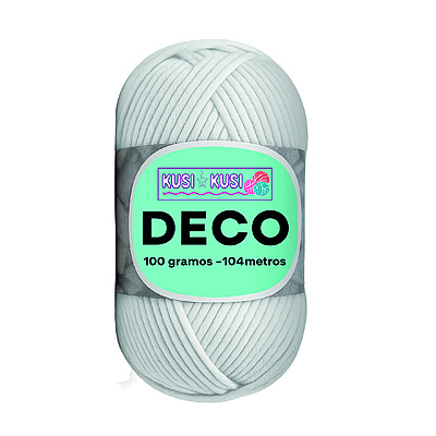 Lana Algodon Deco Col 01 Blanco Paquete X 5 Ovillos X 100 Gramos
