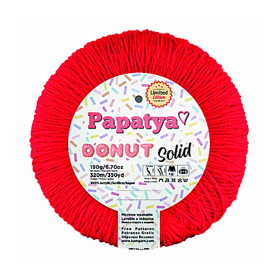 Lana Donut Solid Col 114  Paquete X 3 Ovillos X 190 Gramos
