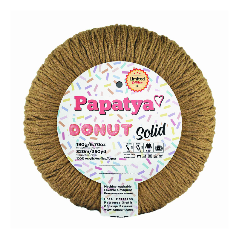 Lana Donut Solid Col 109  Paquete X 3 Ovillos X 190 Gramos Lana Donut Solid Col 109  Paquete X 3 Ovillos X 190 Gramos