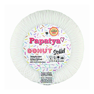 Lana Donut Solid Col 110  Paquete X 3 Ovillos X 190 Gramos