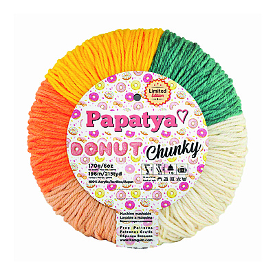 Lana Donut Chunki Col 009  Paquete X 3 Ovillos X 170 Gramos