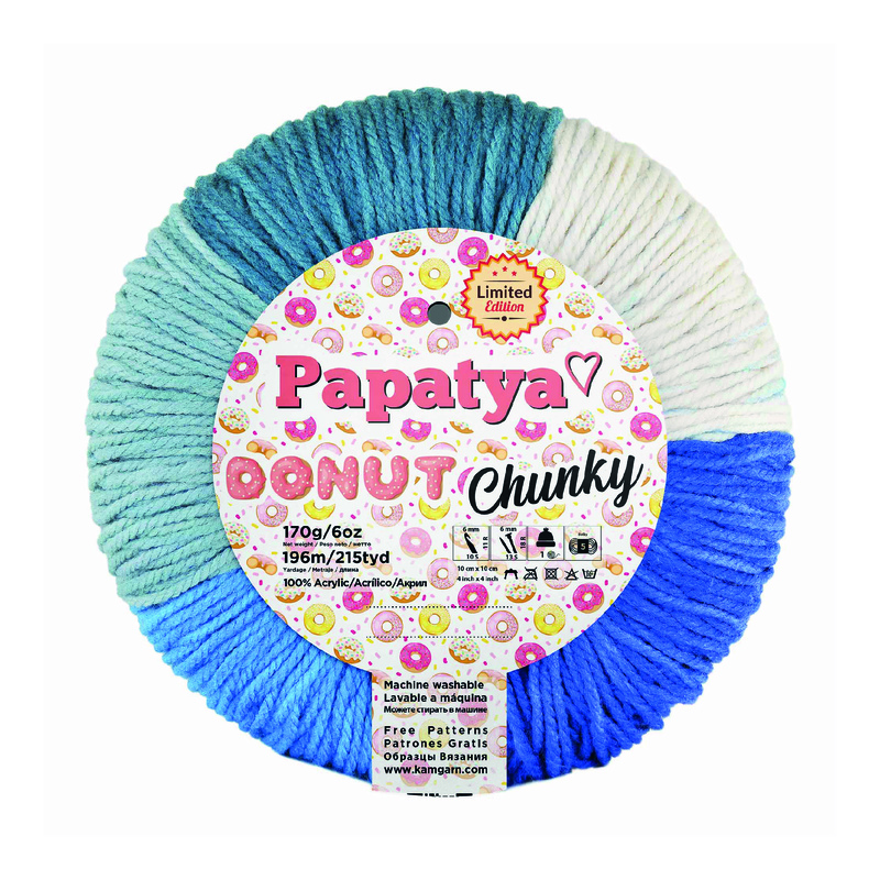 Lana Donut Chunki Col 005 Paquete X 3 Ovillos X 170 Gramos Lana Donut Chunki Col 005 Paquete X 3 Ovillos X 170 Gramos