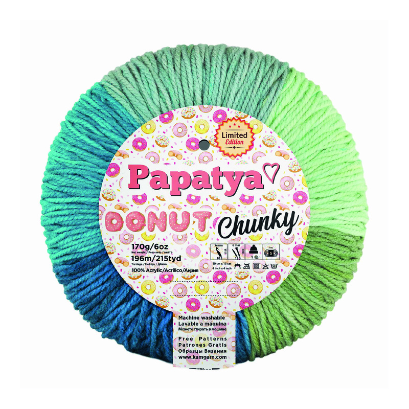 Lana Donut Chunki Col 004 Paquete X 3 Ovillos X 170 Gramos Lana Donut Chunki Col 004 Paquete X 3 Ovillos X 170 Gramos