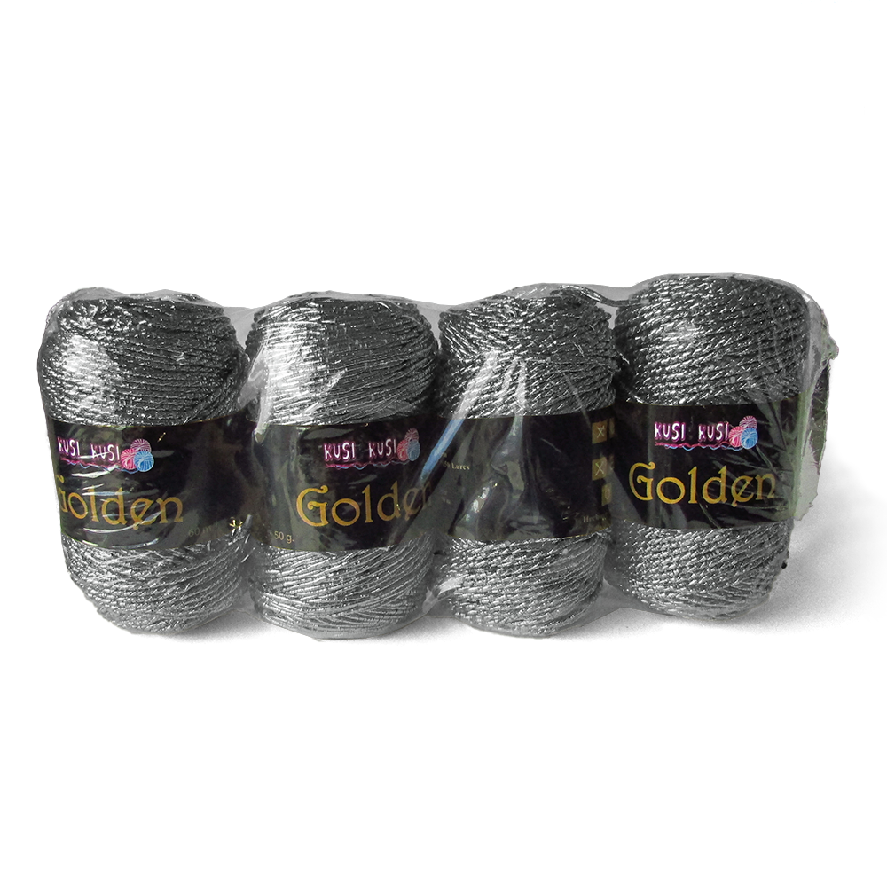 Lana Golden Plateada Paquete X 4 ovillos X 50 Gramos
