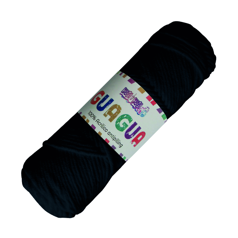 Lana Guagua Color 1274 Negra Paquete X 5 Ovillos X 100 Gramos Lana Guagua Color 1274 Negra Paquete X 5 Ovillos X 100 Gramos