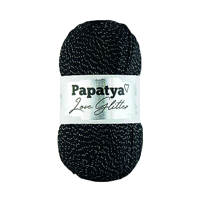 Lana Acrílica Love Glitter 02000 Paquete X 5 ovillos X 100 gramos