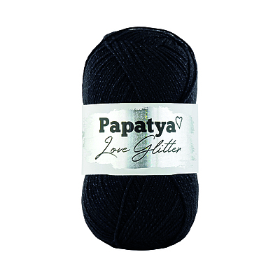 Lana Acrílica Love Glitter 02001 Paquete X 5 ovillos X 100 gramos